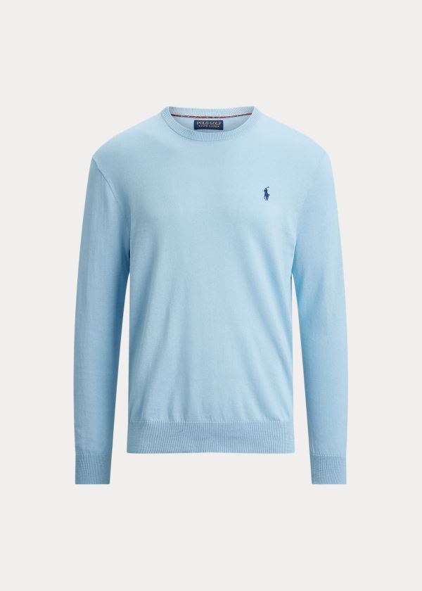 Sueter Ralph Lauren Hombre Azules - Cotton Crewneck - NJBKX2560